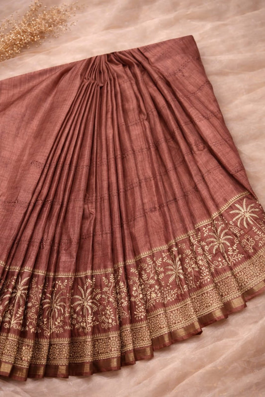 Tussar saree