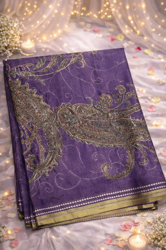 Tussar saree