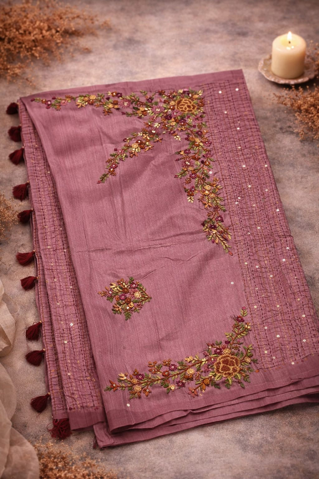 Tussar saree